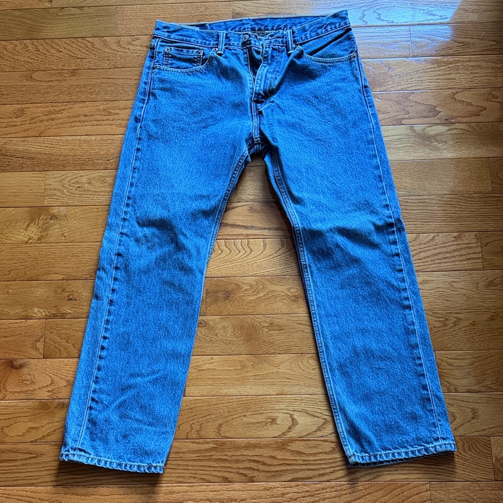 Levi's Men's Straight Jeans - Blue Denim